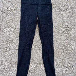 Lululemon align black Chettah print leggings